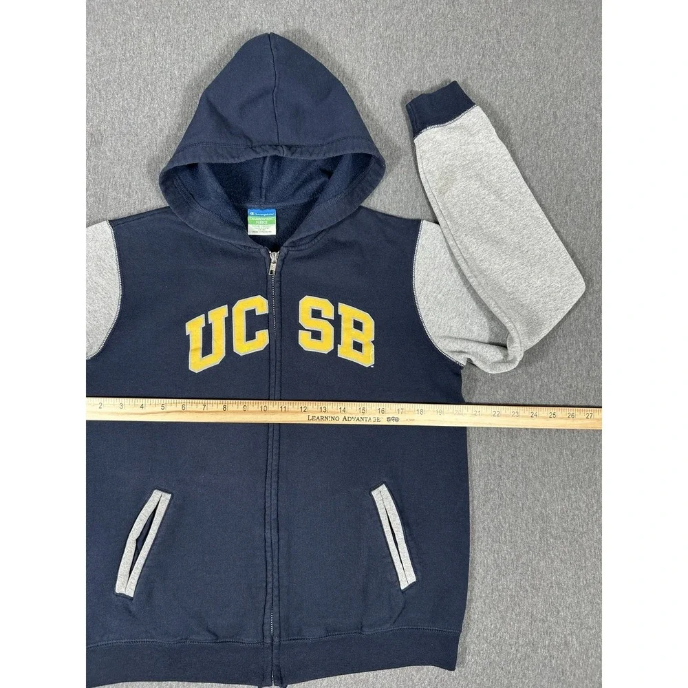 Champion UCSB Eco Fleece Full Zip Hoodie Youth XL (14-16)